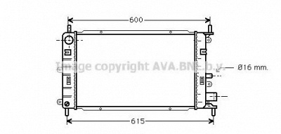 AVA QUALITY COOLING fd2149 -  Радиатор, охлаждение двигателя